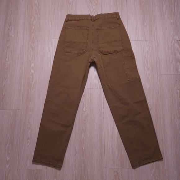 The Stronghold Carpenter Pants Men 32x30(29) Brown Khaki Relaxed Straight Canvas - Picture 10 of 16